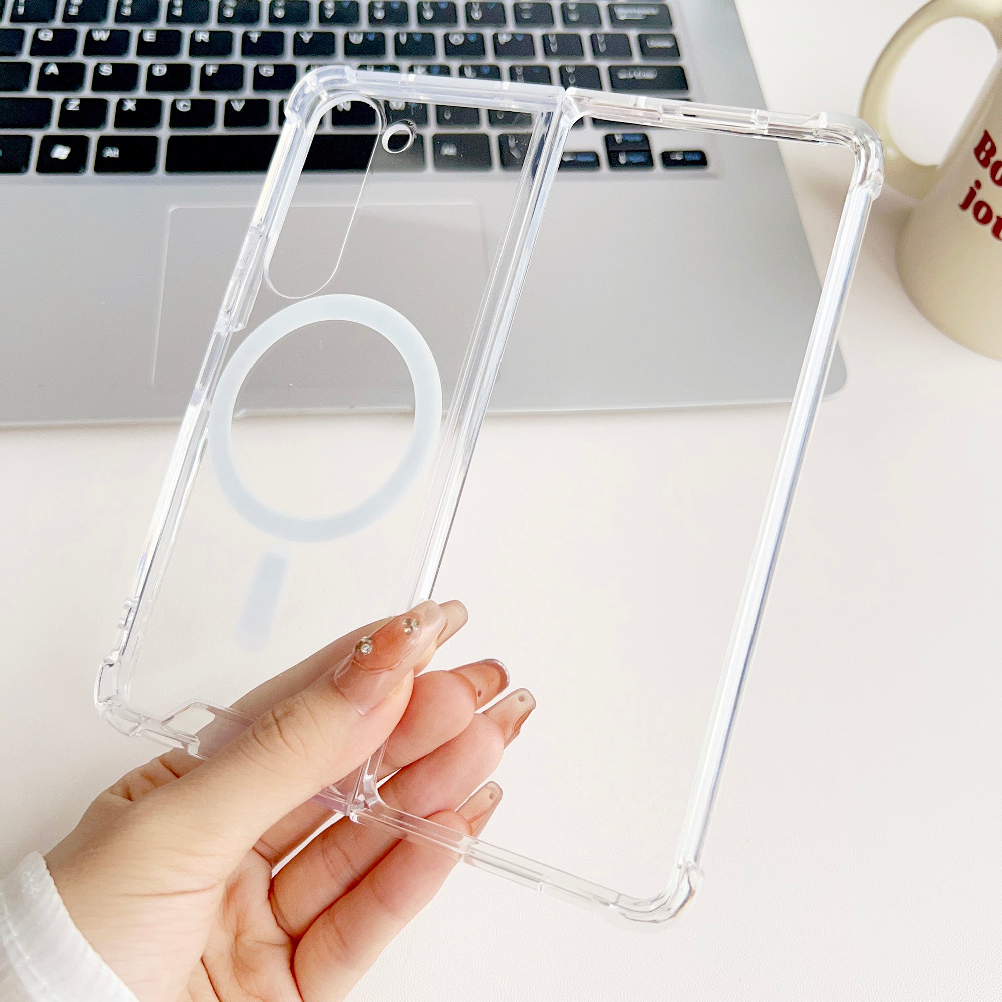 For Samsung Galaxy Z Fold5 5G Magnetic Phone Case Anti-Scratch Hard PC Clear Cover For Samsung Galaxy Z Fold5 5G Magnetic Phone Case Anti-Scratch Hard PC Clear Cover